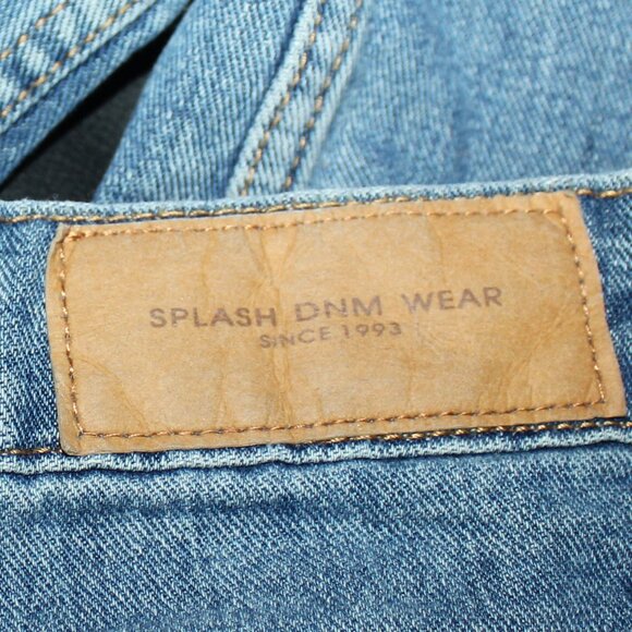Splash DNM Wear since 1993  embellished blue zip closure  jeans size 30 - Picture 4 of 8
